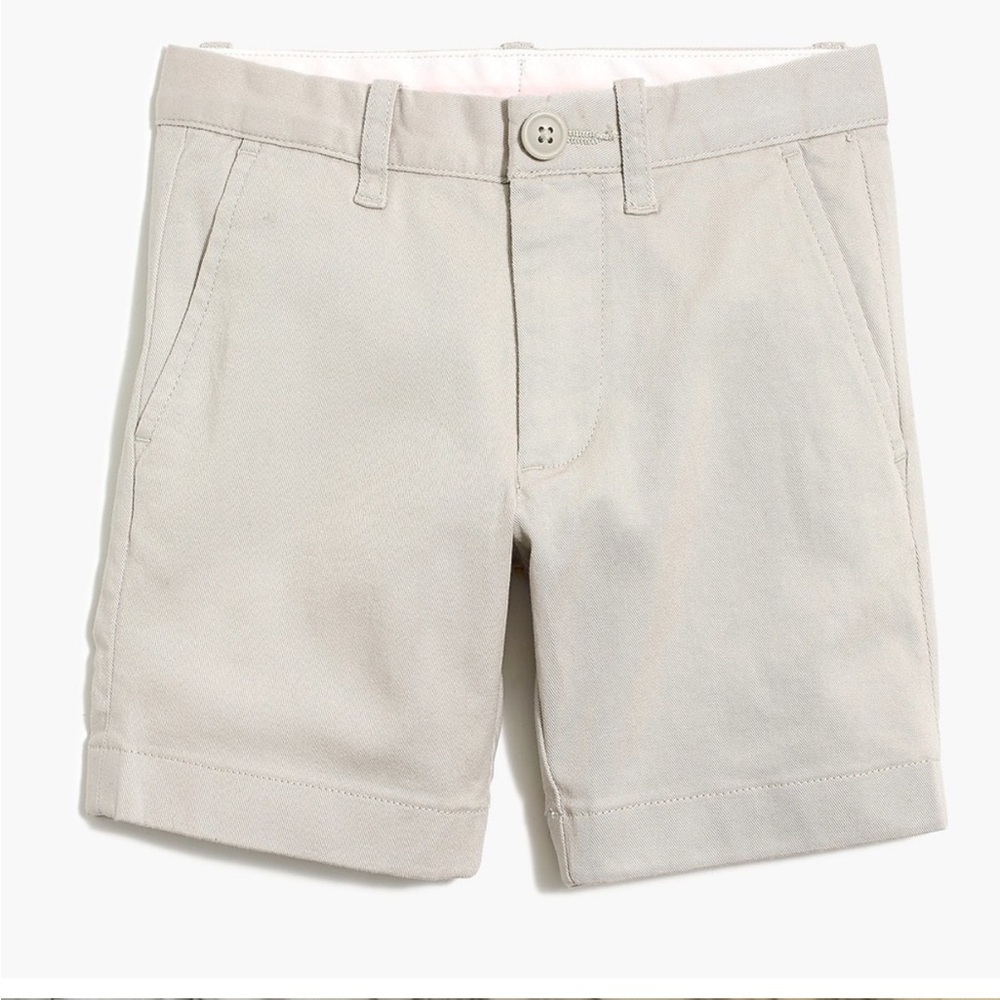 J Crew Crewcuts Khaki Boys' Gramercy flex chino short, 4